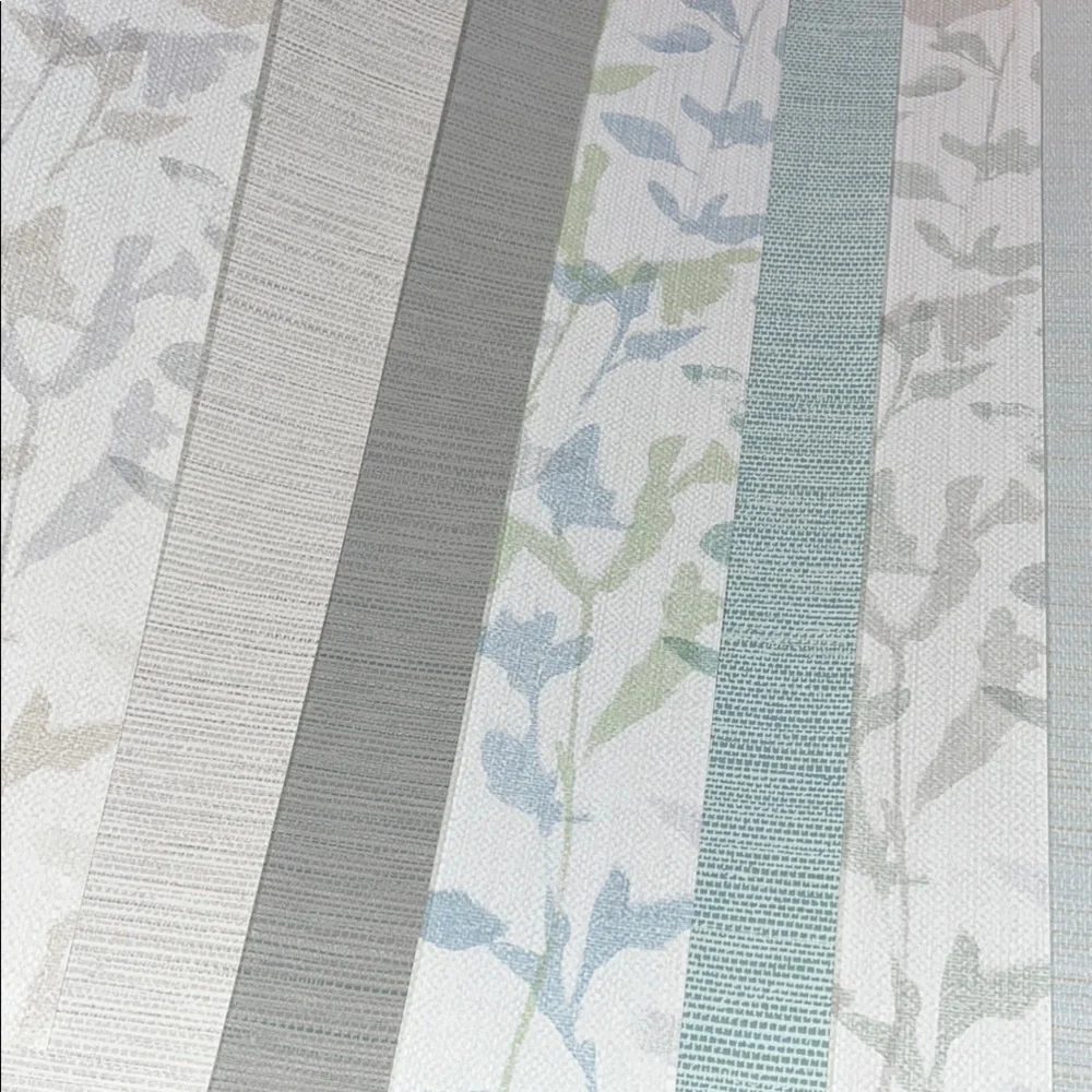 10 Large Floral & Striped textured Wallpaper Sheets samples- 17.5”x15”-17.5”x16”